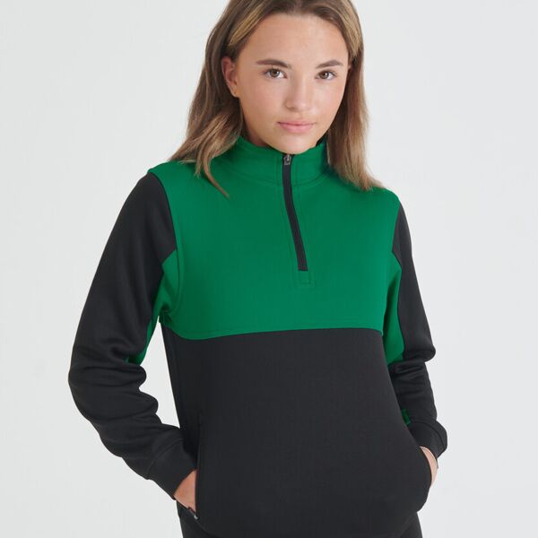 Kids ¼-tracksuit top. Thumbnail