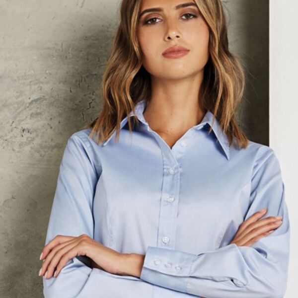 WOMENS corporate Oxford blouse long sleeved  Thumbnail